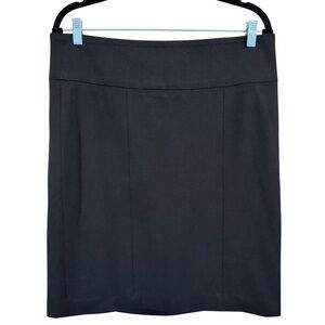 CAbi Black Tailored Pencil Skirt